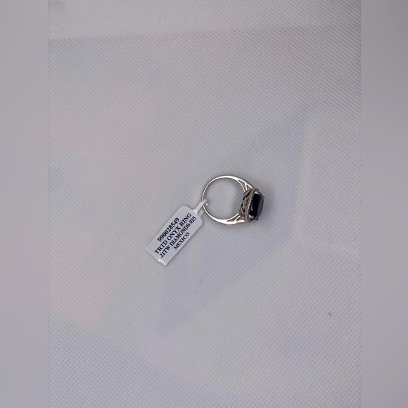 Black Onyx diamond ring - Picture 5 of 9